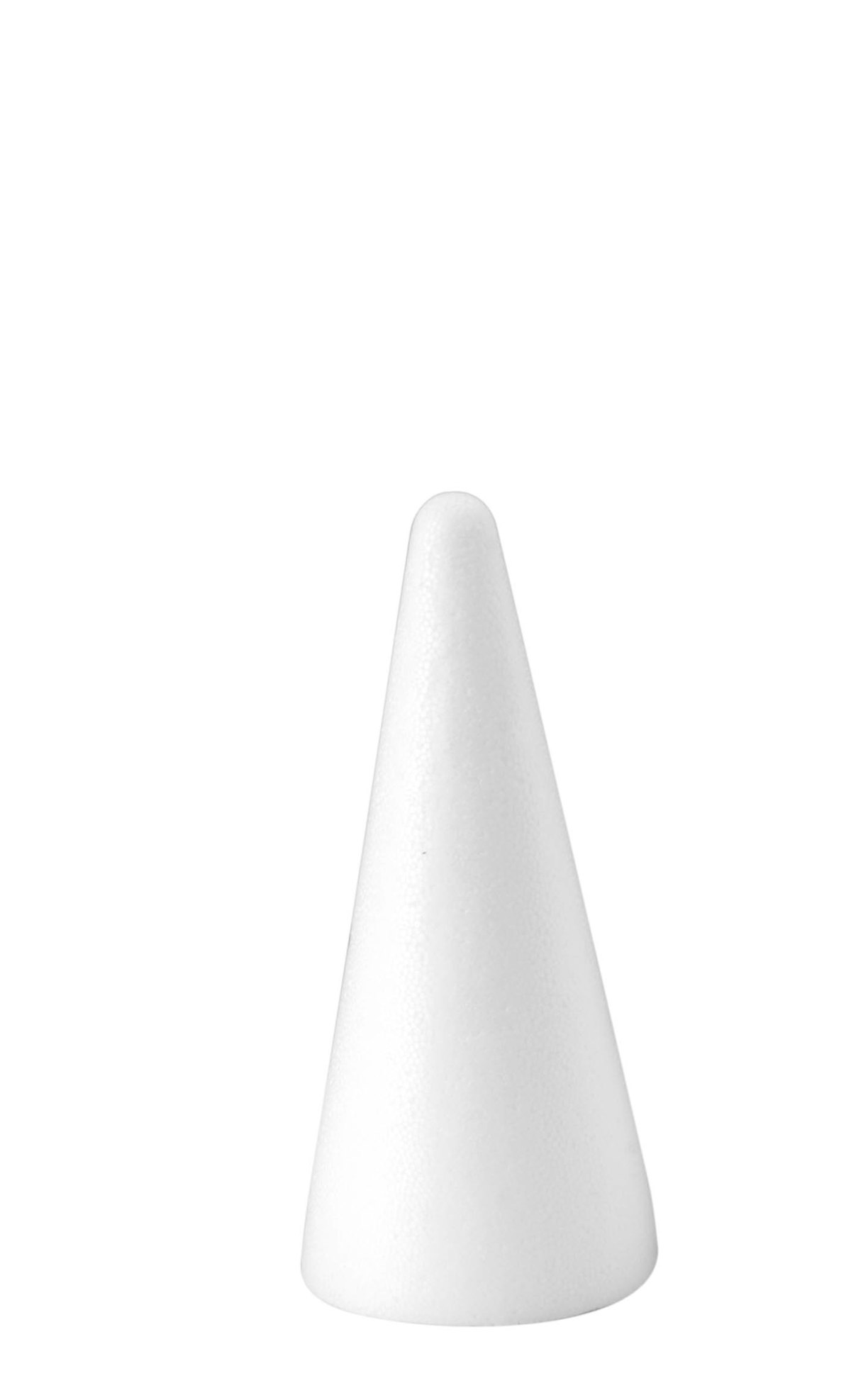 Polystyreen kegel 12cm